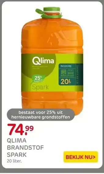 Praxis QLIMA BRANDSTOF SPARK aanbieding