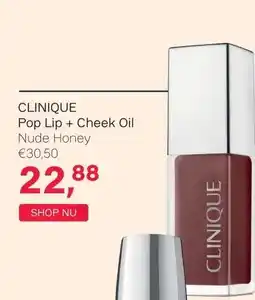 Pour Vous CLINIQUE Pop Lip + Cheek Oil aanbieding