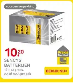 Praxis SENCYS BATTERIJEN aanbieding