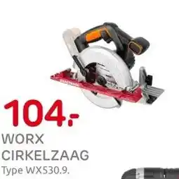 Praxis WORX CIRKELZAAG aanbieding