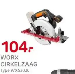 Praxis WORX CIRKELZAAG aanbieding