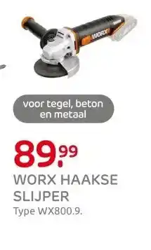 Praxis WORX HAAKSE SLIJPER aanbieding