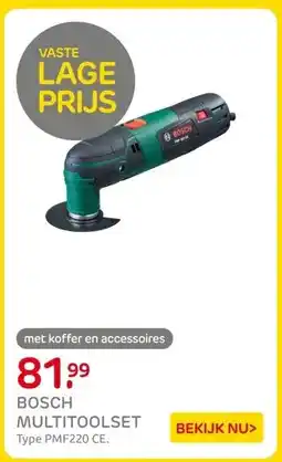 Praxis BOSCH MULTITOOLSET aanbieding