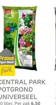 Praxis CENTRAL PARK POTGROND UNIVERSEEL aanbieding