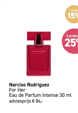 Mooi parfumerie Narciso Rodriguez aanbieding
