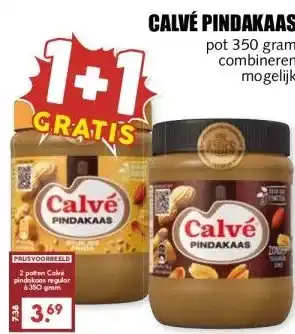 MCD Supermarkt CALVÉ PINDAKAAS aanbieding