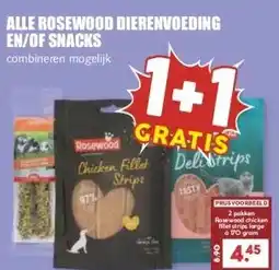 MCD Supermarkt ALLE ROSEWOOD DIERENVOEDING EN/OF SNACKS aanbieding