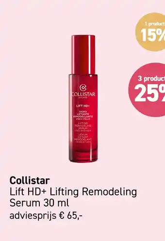 Mooi parfumerie Collistar aanbieding