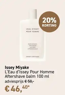 Mooi parfumerie Issey Miyake L'Eau d'Issey Pour Homme Aftershave aanbieding