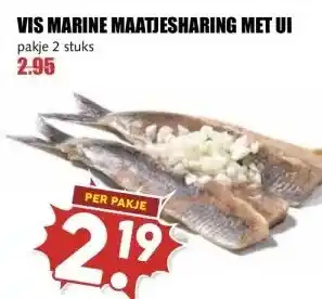 MCD Supermarkt VIS MARINE MAATJESHARING MET UI aanbieding