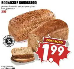 MCD Supermarkt BOONACKER RONDBROOD aanbieding