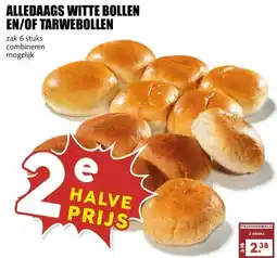 MCD Supermarkt ALLEDAAGS WITTE BOLLEN EN/OF TARWEBOLLEN aanbieding