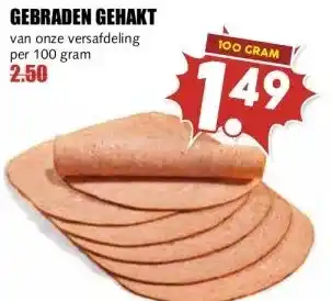 MCD Supermarkt GEBRADEN GEHAKT aanbieding