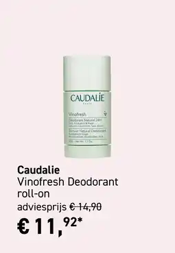 Mooi parfumerie Caudalie Vinofresh Deodorant roll-on aanbieding
