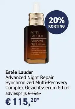 Mooi parfumerie Estée Lauder Advanced Night Repair aanbieding
