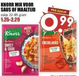 MCD Supermarkt KNORR MIX VOOR SAUS OF MAALTIJD aanbieding