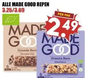 MCD Supermarkt ALLE MADE GOOD REPEN aanbieding