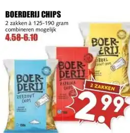 MCD Supermarkt BOERDERIJ CHIPS aanbieding