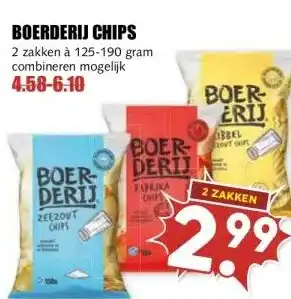 MCD Supermarkt BOERDERIJ CHIPS aanbieding