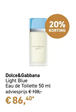 Mooi parfumerie Dolce&Gabbana Light Blue Eau de Toilette 50 ml aanbieding