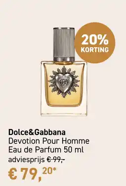 Mooi parfumerie Dolce&Gabbana Devotion Pour Homme Eau de Parfum 50 ml aanbieding
