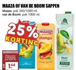 MCD Supermarkt MAAZA OF VAN DE BOOM SAPPEN aanbieding
