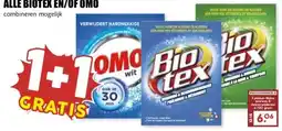 MCD Supermarkt ALLE BIOTEX EN/OF OMO aanbieding
