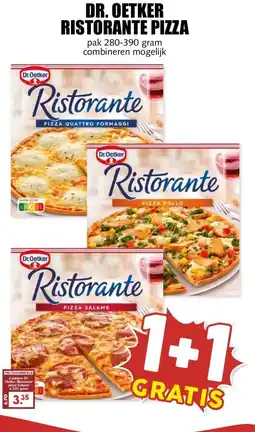 MCD Supermarkt DR. OETKER RISTORANTE PIZZA aanbieding