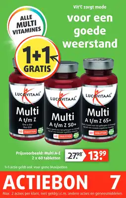 Lucovitaal ALLE MULTI VITAMINES aanbieding