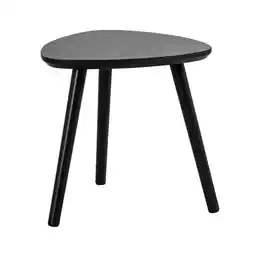 Leen Bakker Bijzettafel Triangel - zwart - 39,5x40x40 cm aanbieding
