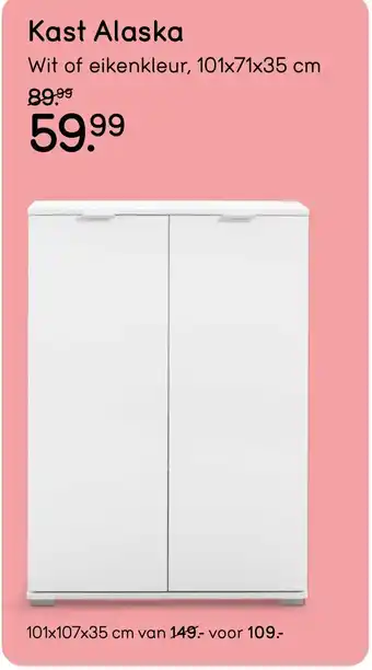 Leen Bakker Kast Alaska aanbieding