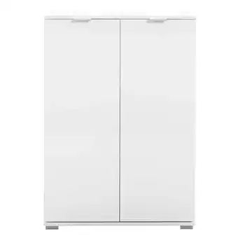 Leen Bakker Kast Alaska - wit - 101x71x35 cm aanbieding