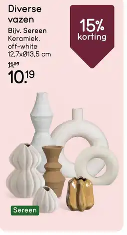 Leen Bakker Diverse vazen aanbieding