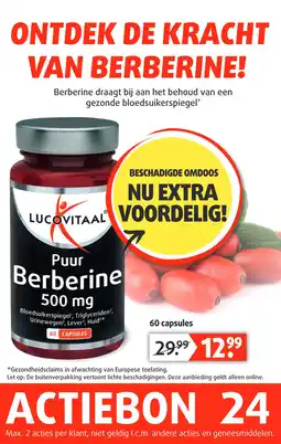Lucovitaal PUUR BERBERINE aanbieding