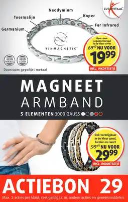 Lucovitaal MAGNEET ARMBAND aanbieding