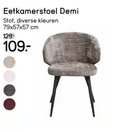 Leen Bakker Eetkamerstoel Demi aanbieding