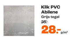 Kwantum Klik PVC Abilene aanbieding