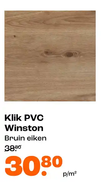 Kwantum Klik PVC Winston aanbieding