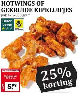 Coop Hotwings of gekruide kipkluifjes aanbieding