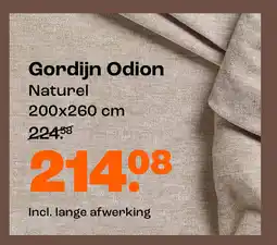 Kwantum Gordijn Odion aanbieding