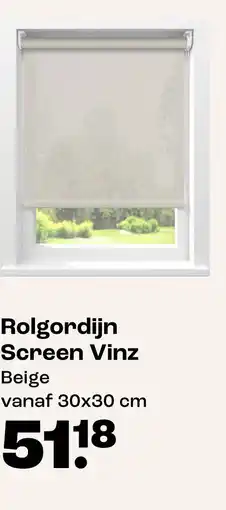 Kwantum Rolgordijn Screen Vinz aanbieding