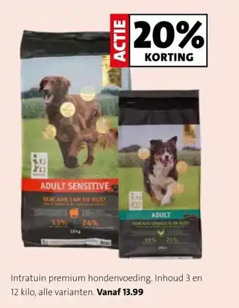 Intratuin Intratuin premium hondenvoeding. aanbieding