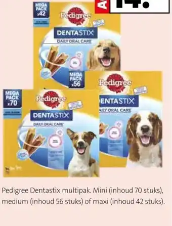 Intratuin Pedigree Dentastix multipak. aanbieding