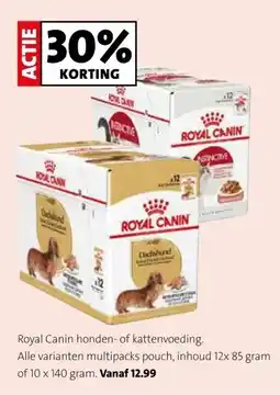 Intratuin Royal Canin honden- of kattenvoeding. aanbieding