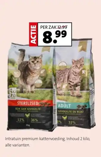 Intratuin Intratuin premium kattenvoeding. aanbieding