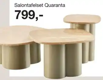 IN.HOUSE Salontafelset Quaranta aanbieding