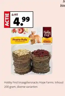 Intratuin Hobby First knaagdiersnacks Hope Farms. aanbieding