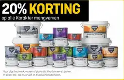 Hubo op alle Karakter mengverven aanbieding