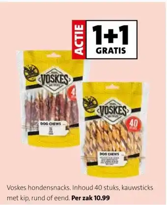 Intratuin Voskes hondensnacks. aanbieding