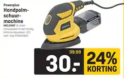 Hubo Powerplus Handpalm- schuur- machine aanbieding